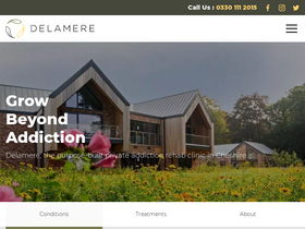 'delamere.com' screenshot