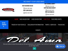 'delamomotorsports.com' screenshot