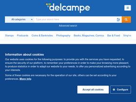 'delcampe.net' screenshot