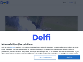 'delfi.lv' screenshot