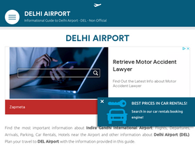 'delhiairport.com' screenshot
