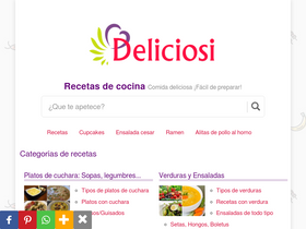 'deliciosi.com' screenshot