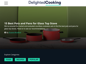 'delightedcooking.com' screenshot