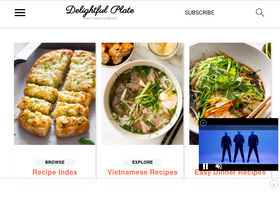 'delightfulplate.com' screenshot
