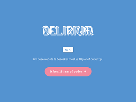 'delirium.be' screenshot