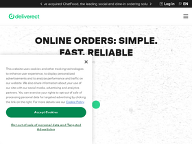 'deliverect.com' screenshot