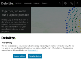 'deloitte.com' screenshot