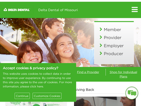 'deltadentalmo.com' screenshot