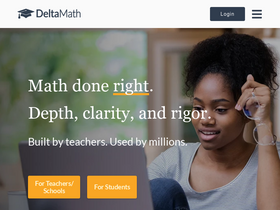 'deltamath.com' screenshot