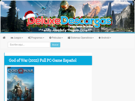 'deluxedescargas.com' screenshot