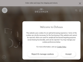 'delvaux.com' screenshot