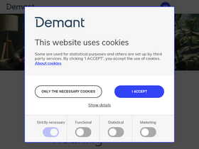 'demant.com' screenshot