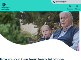 'dementia.org.au' screenshot
