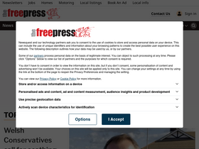 'denbighshirefreepress.co.uk' screenshot