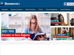 'denemecoz.com' screenshot
