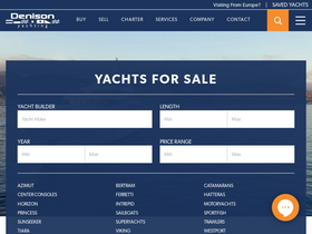 'denisonyachtsales.com' screenshot