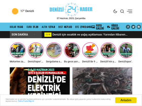 'denizli24haber.com' screenshot