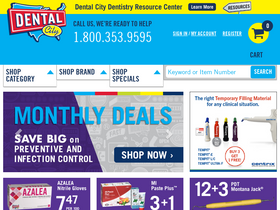'dentalcity.com' screenshot