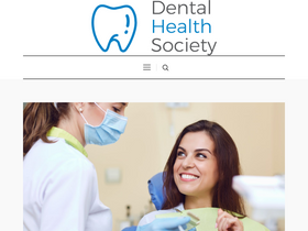 'dentalhealthsociety.com' screenshot