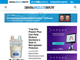 'dentalproductsreport.com' screenshot