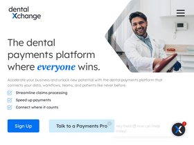 'dentalxchange.com' screenshot