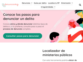 'denuncia.org' screenshot