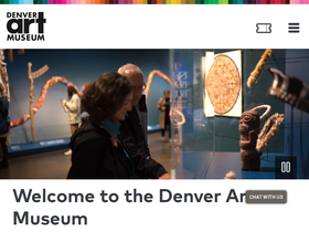 'denverartmuseum.org' screenshot
