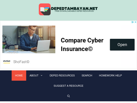 'depedtambayan.net' screenshot