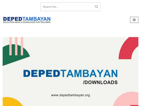 'depedtambayan.org' screenshot