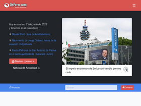 'deperu.com' screenshot