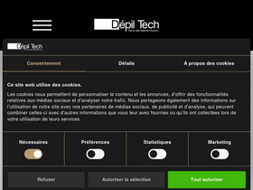 'depiltech.com' screenshot