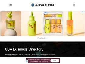 'depkes.org' screenshot