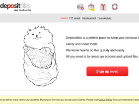 'depositfiles.com' screenshot