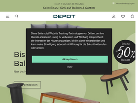 'depot-online.at' screenshot