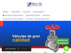 'depotmx.com' screenshot