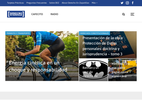 'derechoenzapatillas.com' screenshot