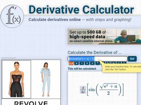 'derivative-calculator.net' screenshot