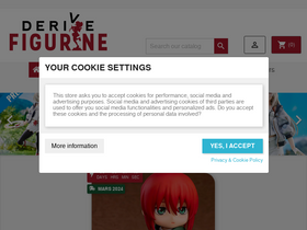 'derivefigurine.com' screenshot