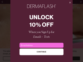 'dermaflash.com' screenshot