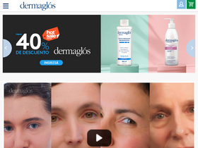 'dermaglos.com' screenshot