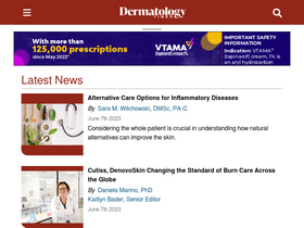 'dermatologytimes.com' screenshot