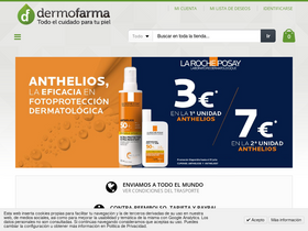 'dermofarma.es' screenshot