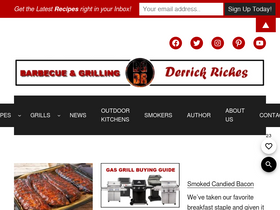 'derrickriches.com' screenshot