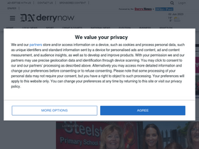 'derrynow.com' screenshot