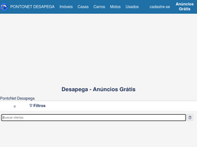 'desapega.net' screenshot