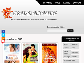 'descargacineclasico.net' screenshot