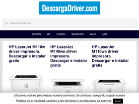 'descargadriver.com' screenshot
