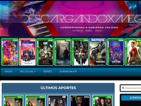 'descargandoxmega.com' screenshot