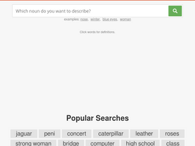 'describingwords.io' screenshot