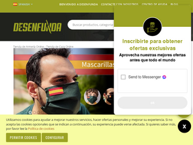 'desenfunda.com' screenshot